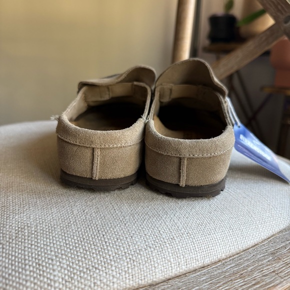 Birkenstock Naples suede clogs taupe - Picture 4 of 9